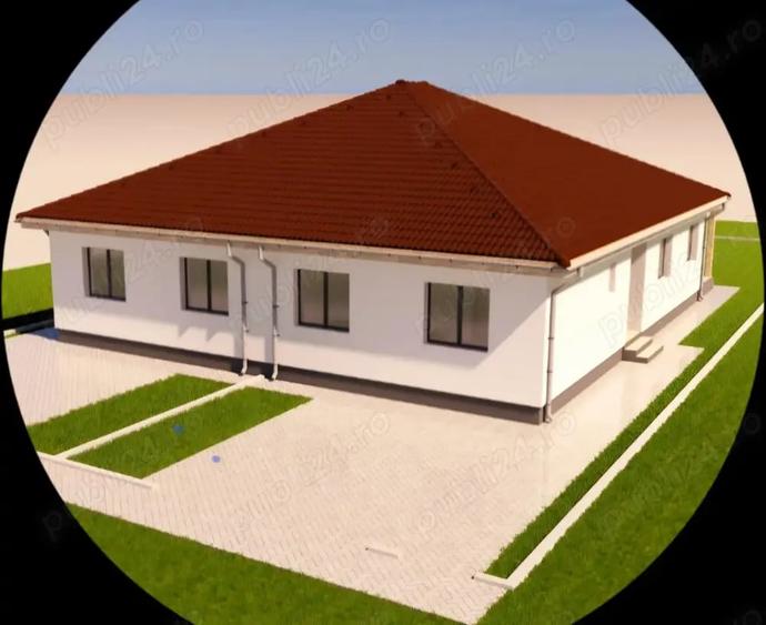 Casă cu 2 camere cu Teren 320 Mp în Central