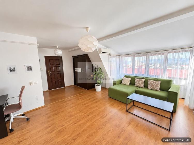 Apartament cu 2 camere semidecomandat, mobilat în Europa