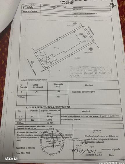 Casă cu 3 camere cu Teren 151 Mp în Bucureștii Noi