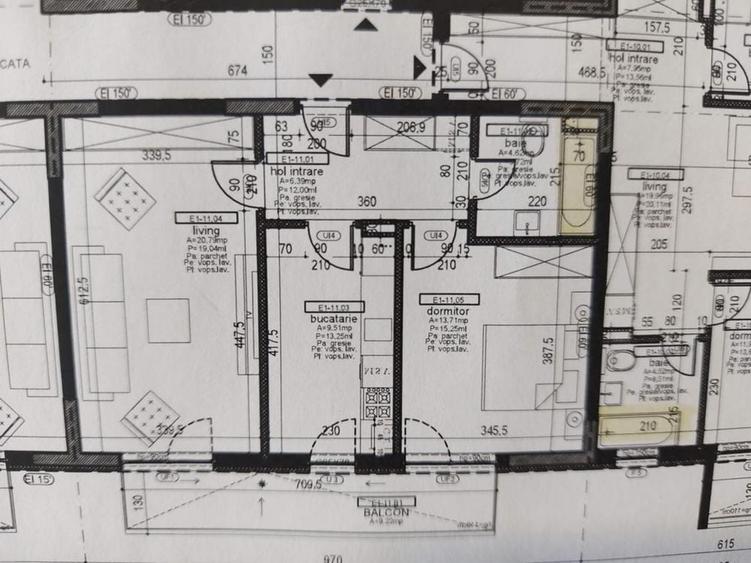 Apartament cu 2 camere decomandat în Berceni