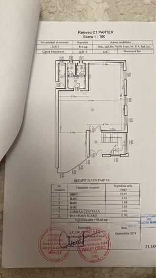Spațiu comercial, de 268 mp, în Tătărași