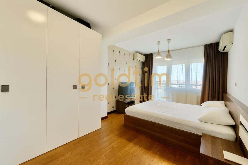 Apartament cu 3 camere semidecomandat, mobilat în Pipera