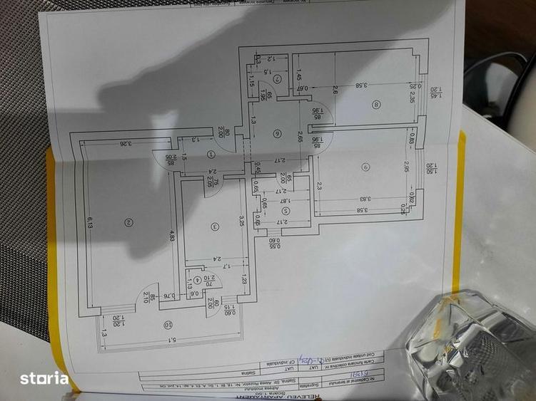 Apartament cu 3 camere în Central