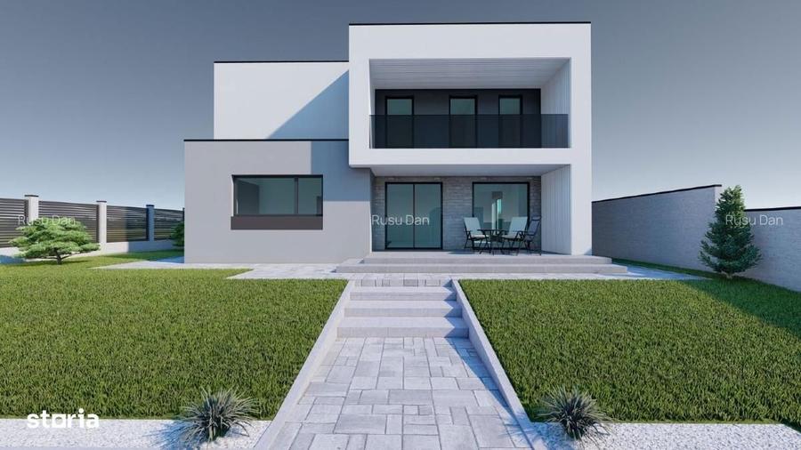 O casa construita la superlativ teren 712 mp, piscina. - 4