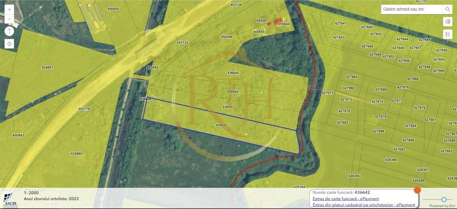 Teren agricol extravilan de 11273 mp, în Plopi