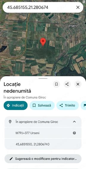 Se vinde teren extravilan 10.000 mp Giroc, 1 km de Centura Sud - 1