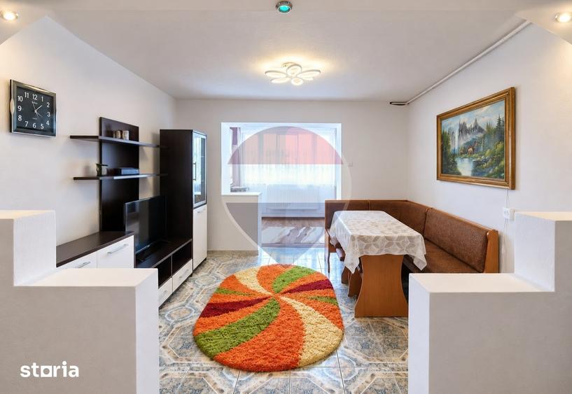 Apartament cu 2 camere semidecomandat în Central