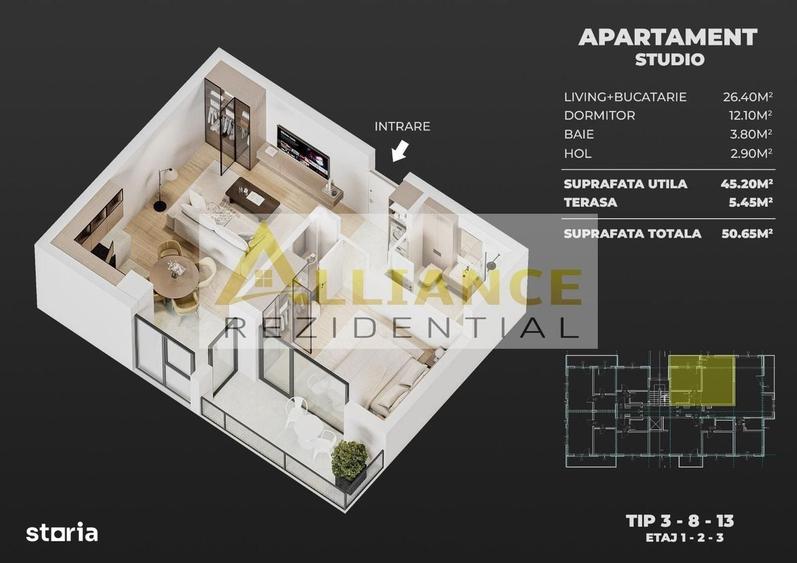 Ame Residence Exclusivitate Proiect nou ap 2 si 3 camere - 8