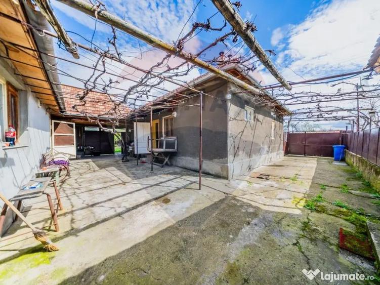 Casă cu 2 camere cu Teren 4500 Mp în Cărand