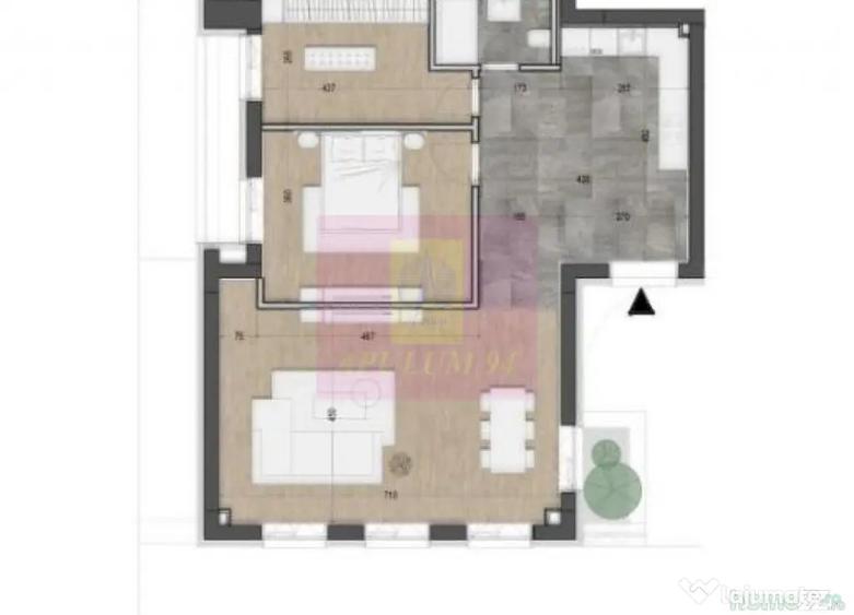 Apartament cu 3 camere decomandat în Armeneasca