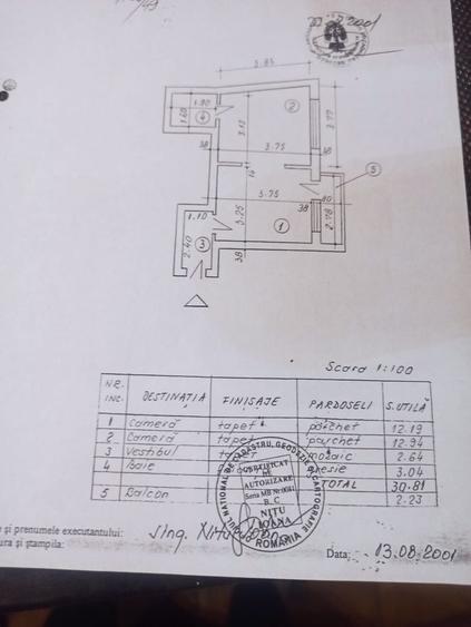 Apartament cu 2 camere semidecomandat, mobilat în Unirii