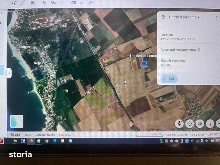 Teren de 161000 mp, în Central