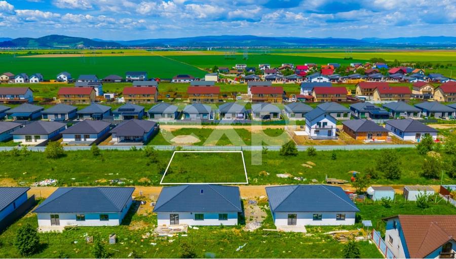 Teren Construcții intravilan de 550 mp, în Tărlungeni