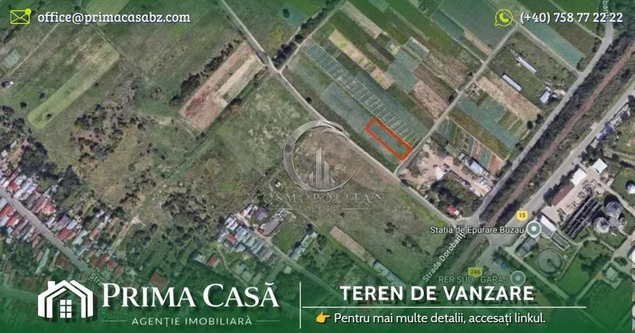 Teren agricol intravilan de 1400 mp, în Dorobanți 2