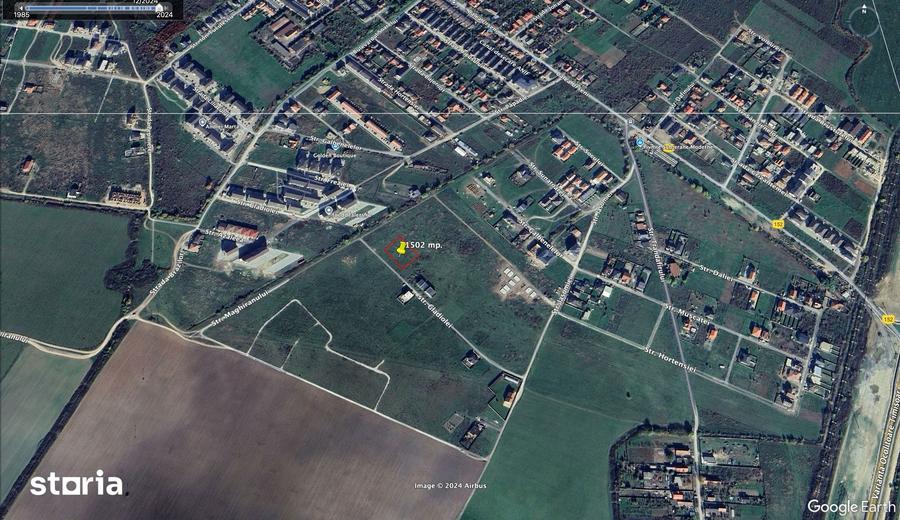 Teren de 1502 mp, în Central