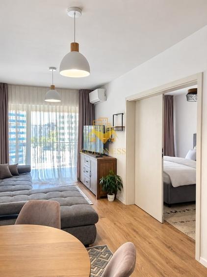 Apartament cu 2 camere semidecomandat în Central