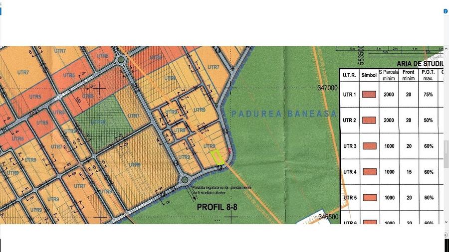 Teren Construcții intravilan de 1420 mp, în Băneasa