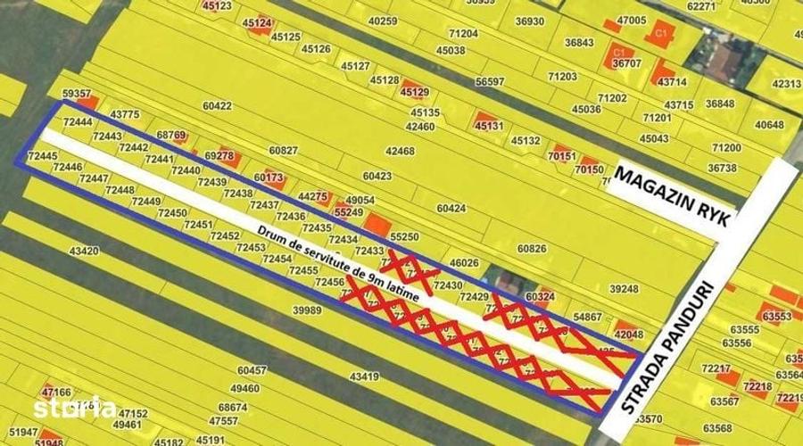 Teren de 300 mp, în Central