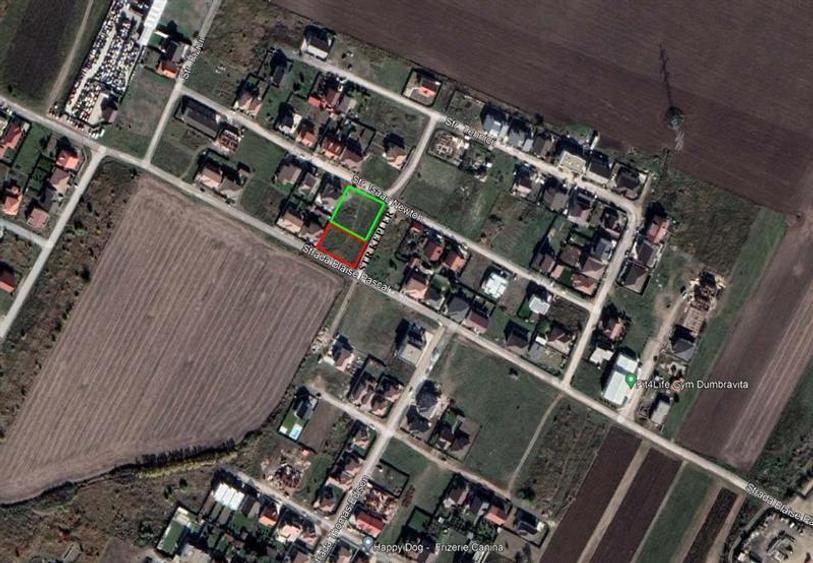 Teren Construcții intravilan de 1984 mp, în Dumbrăvița