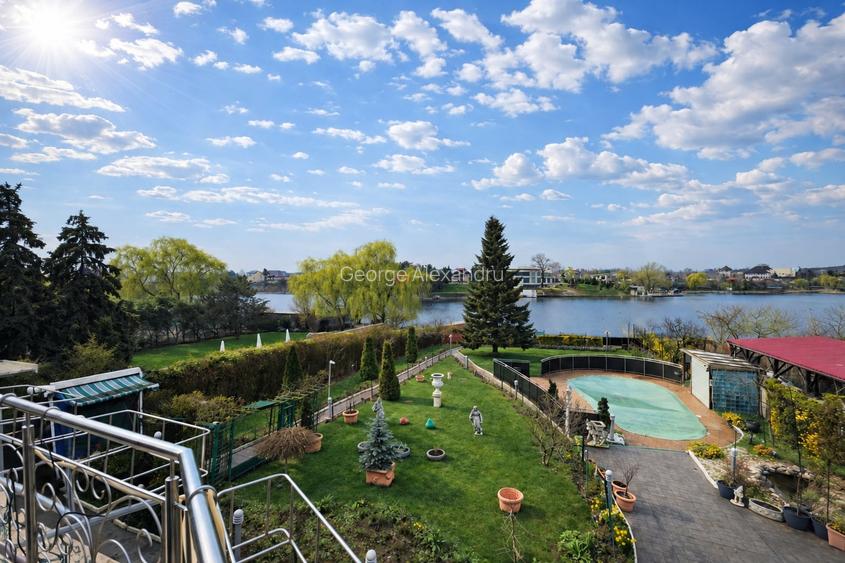Refugiu exclusivist pe malul lacului Snagov – proprietate rară
