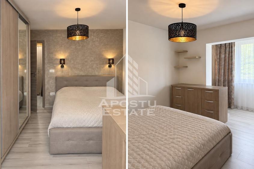 Apartament cu 3 camere decomandat, mobilat în Lipovei