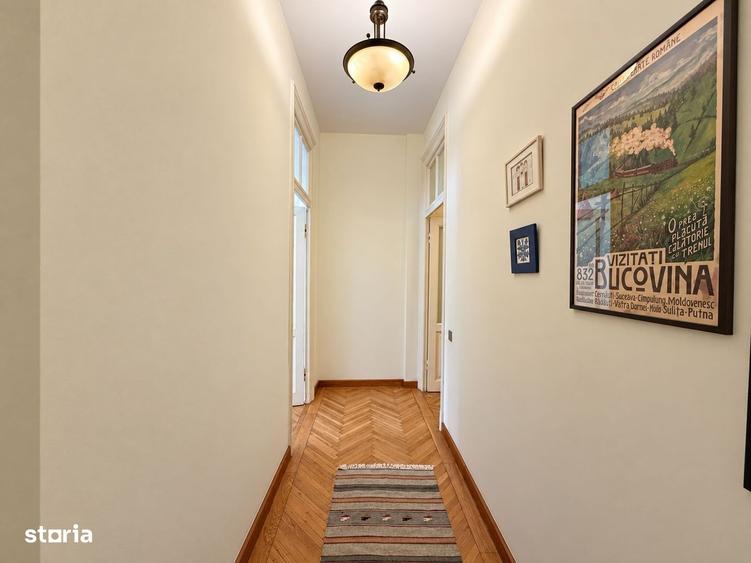 Apartament cu 3 camere, mobilat în Cișmigiu