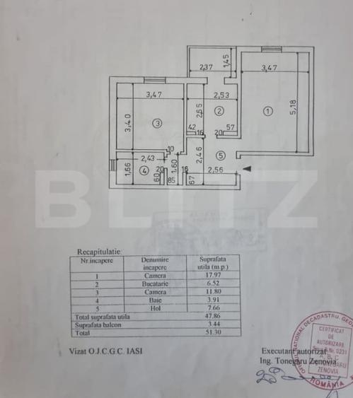 Apartament 2 camere decomandat - Nicolina - 12
