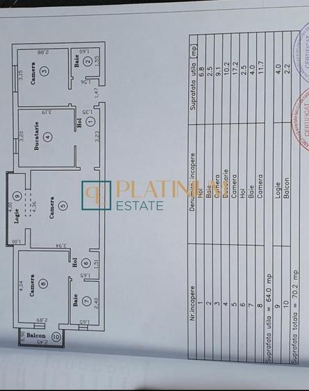 P4521 Apartament cu 3 camere, zona Calea Aradului - 12