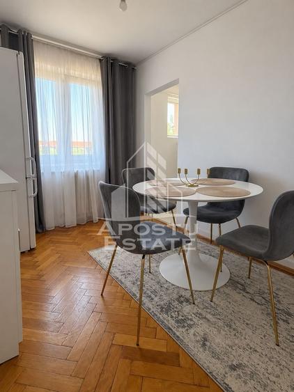 Apartament cu 3 camere semidecomandat, mobilat în Șagului