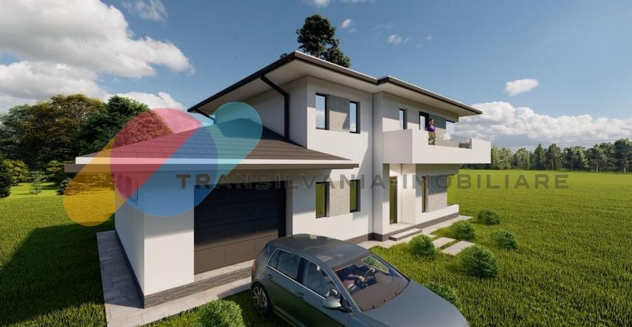 Casă individuală cu 4 camere cu Canalizare în Chinteni