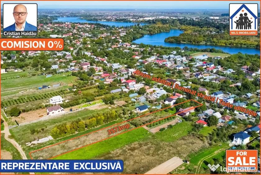 Teren intravilan | 3573mp | Toate utilitatile! | Buftea IF - 1