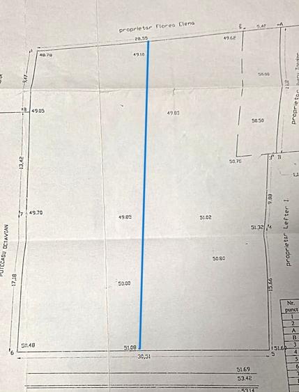 Teren Construcții intravilan de 521 mp, în Micro 16
