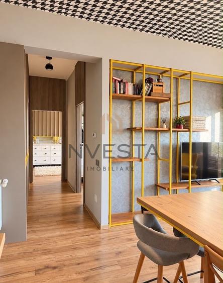 Apartament cu 3 camere semidecomandat, mobilat în Bună Ziua