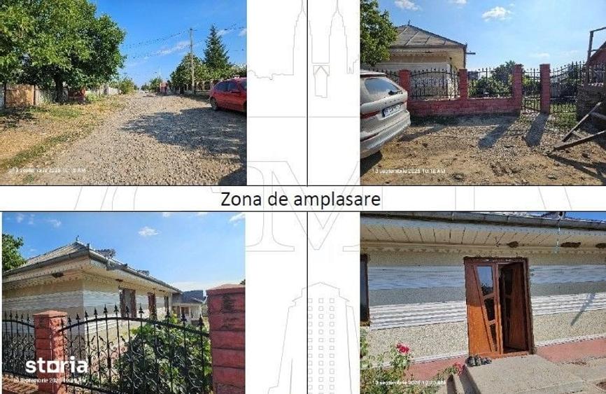 Casă cu 4 camere cu Teren 1230 Mp în Lunca