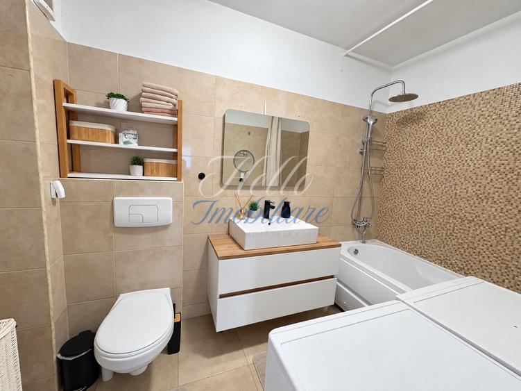 Apartament cu 2 camere semidecomandat, mobilat în Florești