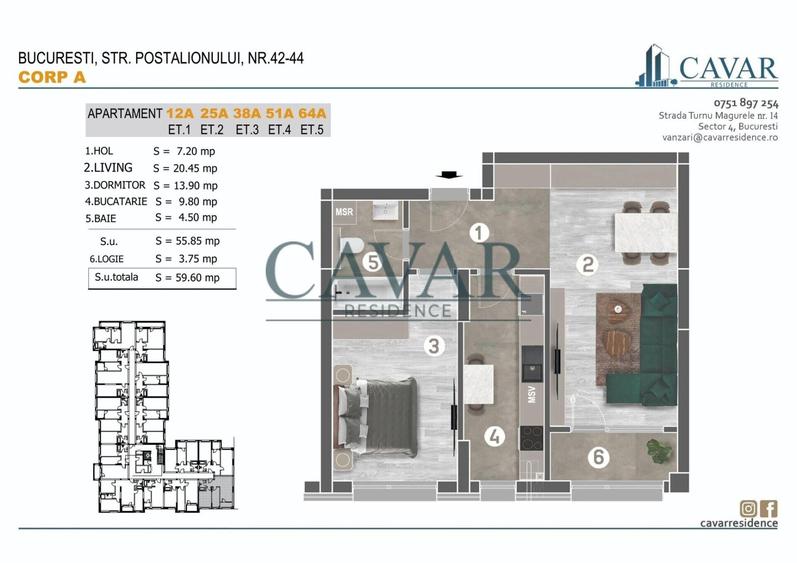 Alege Responsabil. Alege Proiectele Cavar Residence - 18