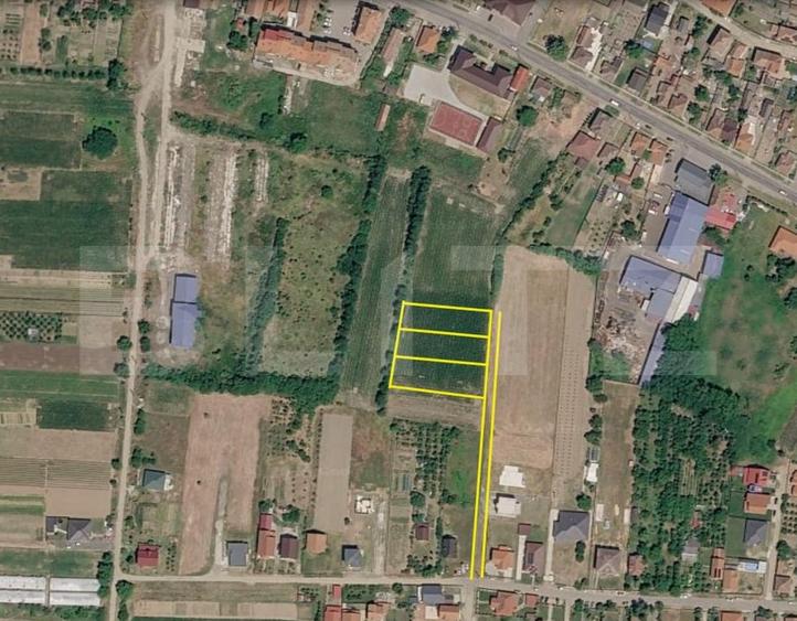 Teren Construcții intravilan de 863 mp, în Păulești