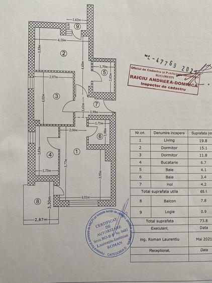 Apartament 3 camere complex rezidential Nusco Citta - 4