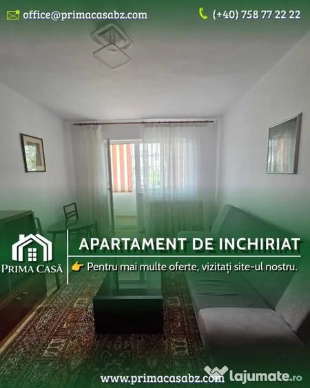 Apartament cu 2 camere semidecomandat în Bălcescu