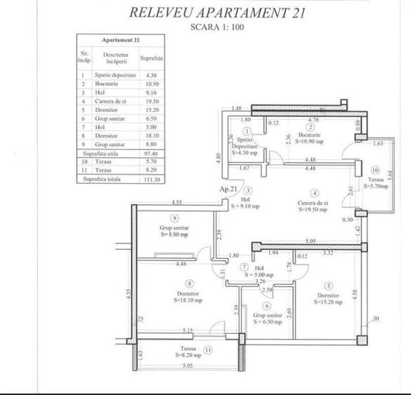 COMISION 0% DE INCHIRIAT Apartament 3 camere, 2 bai, str Barcelona - 3