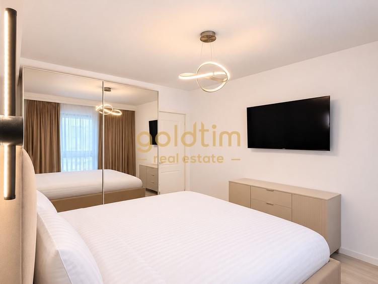Apartament cu 2 camere semidecomandat, mobilat în Pipera