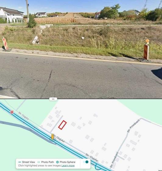 Teren de 1000 mp, în Tureni
