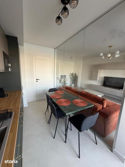 2 camere mobilat / prima inchiriere/ bucurestii noi / metrou 5 min - 4