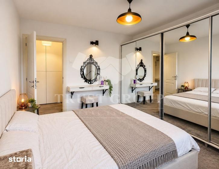 Apartament cu 2 camere semidecomandat, mobilat în Pajura