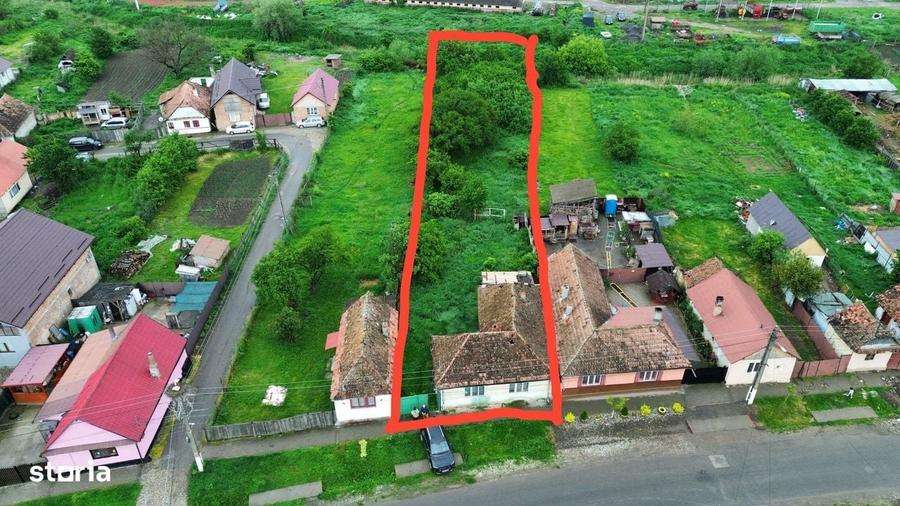 Casă cu 3 camere cu Teren 1200 Mp în Homorod
