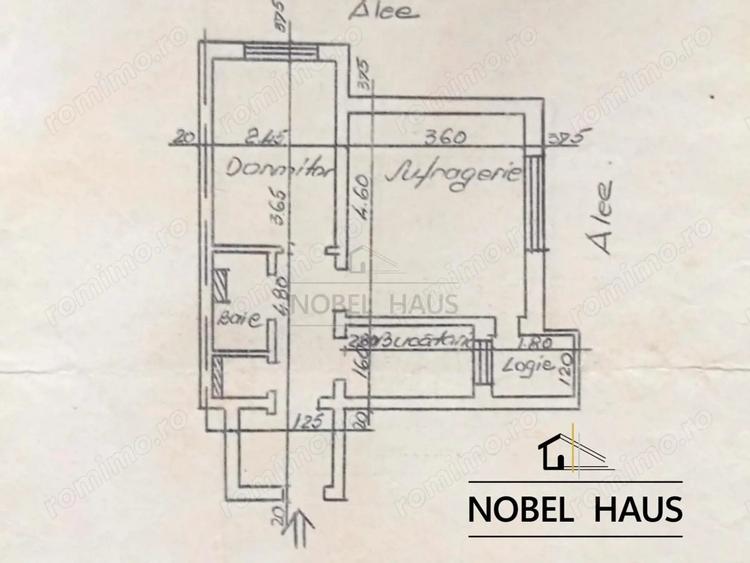 Apartament cu 2 camere decomandat în Central