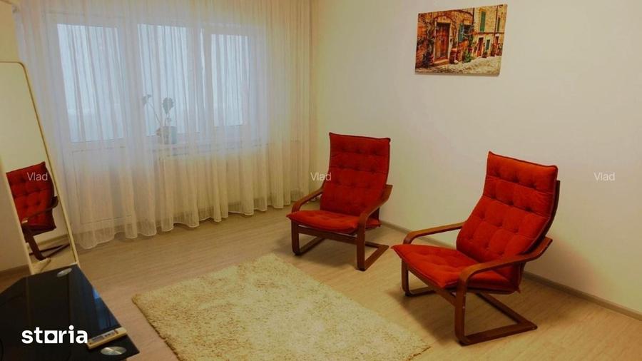 Apartament cu 3 camere semidecomandat în Militari