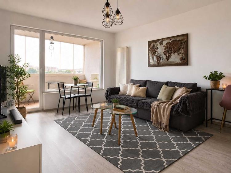 Apartament cu 2 camere decomandat în Ultracentral