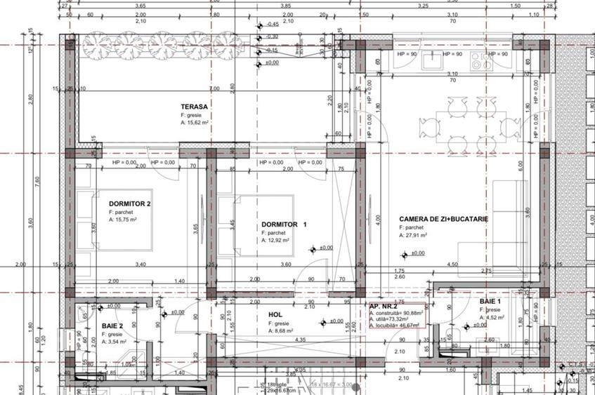 Apartament modern - 3 camere - 73,3 mp - Drumul Boilor - 3
