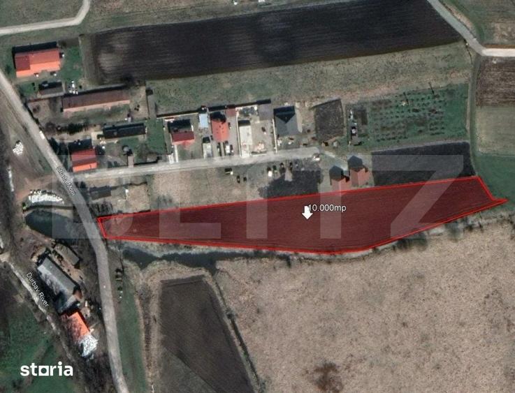 Teren de 10000 mp, în Sânpetru